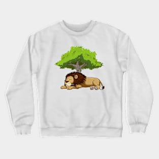 Sleeping Lion Crewneck Sweatshirt